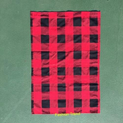 100pcs/lot monogram heat press vinyl Christmas buffalo plaid kitchen towel personalize tea towel home decoration