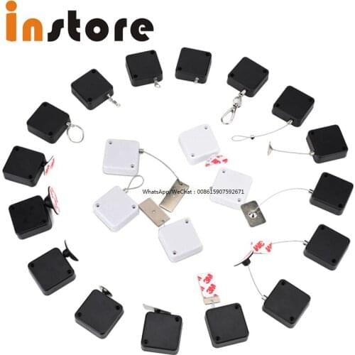 50 Pcs Electric High Value Products Anti-Theft Retractable Cable Recoiler For Jewelry,Watch,Glasses,Luxury