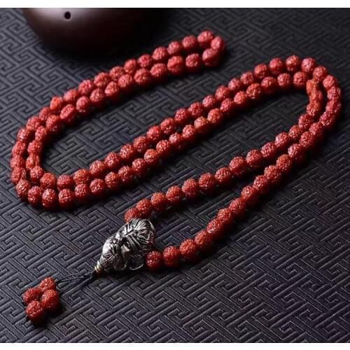 6 flap small Vajra Bodhi hand string six petal Vajra Bodhi 8mm108 Beads Bracelet