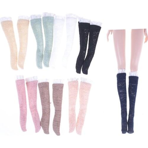 3 Pairs Blyth Socks Lacy Stocking Suitable for Licca, Azone, girls 1/6 Doll Clothes Accessories