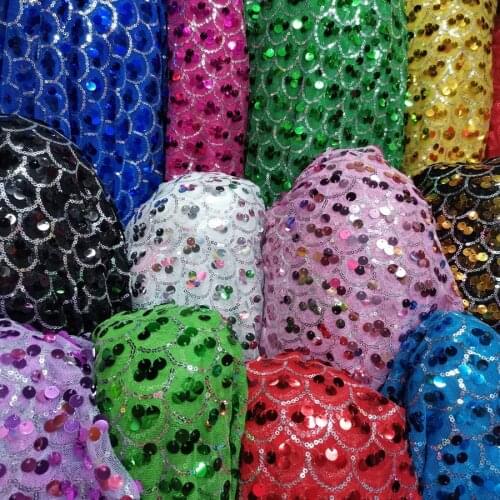 Sequin Wedding Decoration Fabric Shiny Cosplay Dancing Dress fabric
