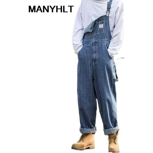 Strap Pants 2021 New Mens Clothing Suspenders Wide Leg Pants Casual Loose Jumpsuit Tooling Jeans Cargo Pants Pants Men