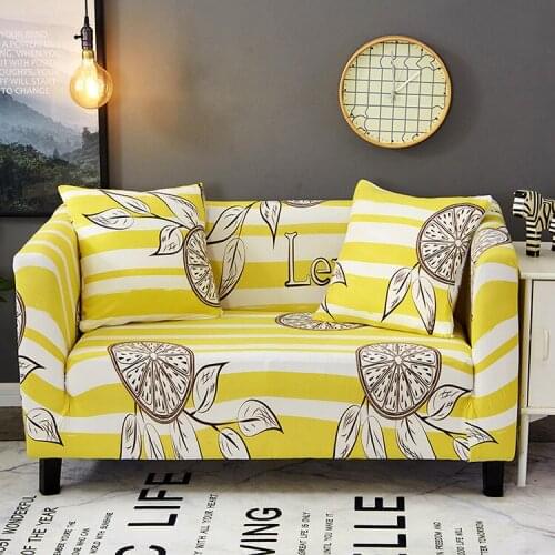 Elastic Couch Cover Sofa Covers for Living Room (Must Order 2pieces) to fit for Corner Sofa