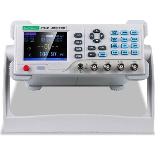 ET4401 Desktop Digital Bridge Capacitance Resistance Impedance Inductance Meter Measure L CR Bridge L CR Meter