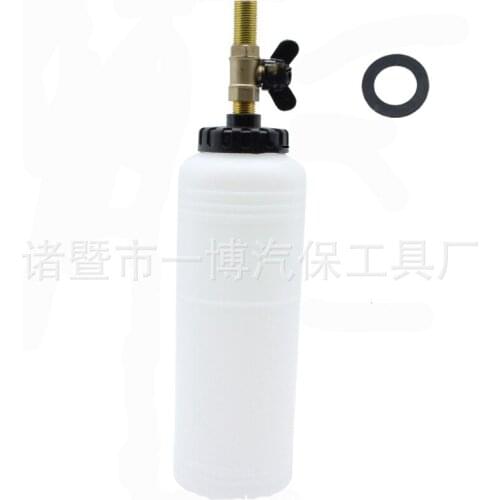 Brake fluid replacement tool, car brake fluid replenisher, pneumatic brake fluid replacement machine, pumped brake fluid pot