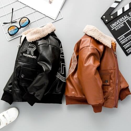JXGWYZYW Leather Jackets For Boys