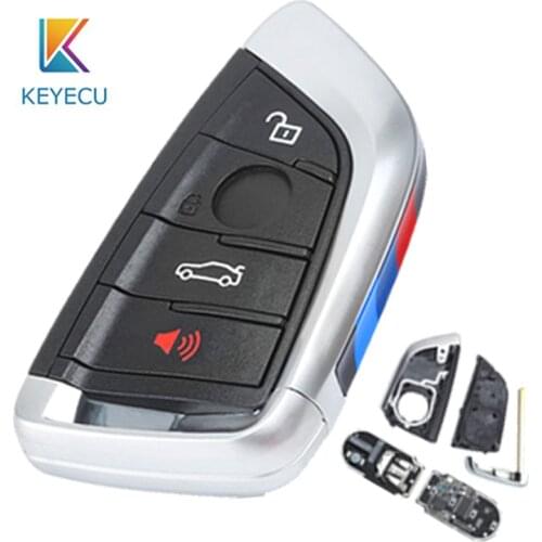 KEYECU New Replacement Remote Car Key Fob 4 Button 434MHz for BMW X5 X6 2014-2016 FCC ID:NBGIDGNG1