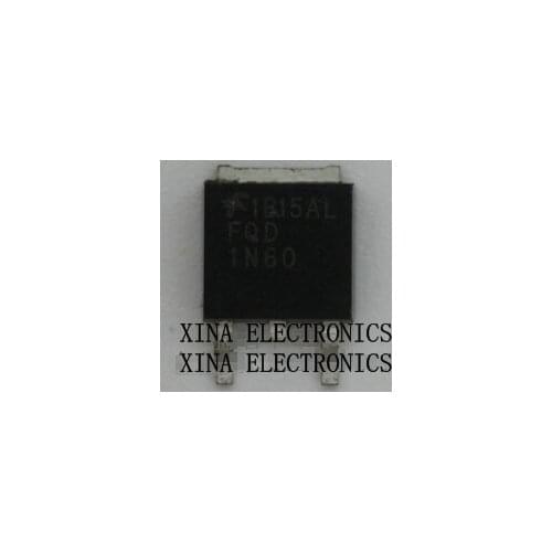FQD1N60B FQD1N60 1N60 1A/600V MOSFET TO-252 ROHS ORIGINAL 20PCS/lot Free Shipping Electronics composition kit