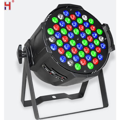 Led Stage Lamp Dj Disco Par Light Sound RGBW Lyre Wash 54*3W Professional DMX Lighting