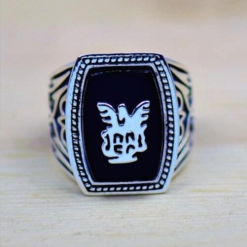 New version of Vampire Diaries Jeremy Vintage Punk Fashion Jewelry Men Wedding Band Finger version of revival ring Gift