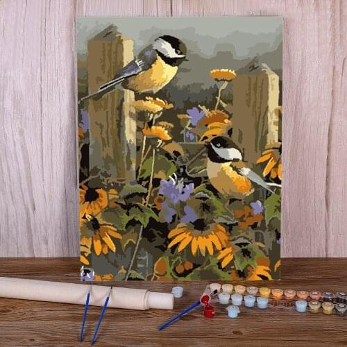 Bird Tree Animal DIY Paint By Numbers Kit Oil Paints 40*50 Boards By Numbers New Design For Adults Art