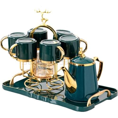 Coffee Cup Set European coffee cup plate light luxury ceramic cup household French afternoon tea set