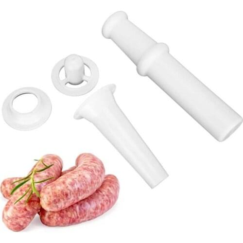 Meat Grinder Parts Universal Food Pusher+Sausage Filler Nozzle+Kubbe Attachment Kit for 5# Meat Grinder Grinder Blade