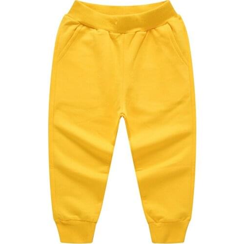 2021 Spring Summer New Childrens Clothing Letter Boys' Pants Casual Cotton Pants Baby Leggings Kids Long Pants Korean Fashion