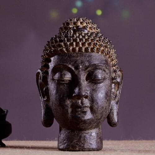 Wholesale Buddha figure # 33CM TOP efficacious HOME family ROOM Protection Talisman # Retro Buddhism FENG SHUI Buddha statue