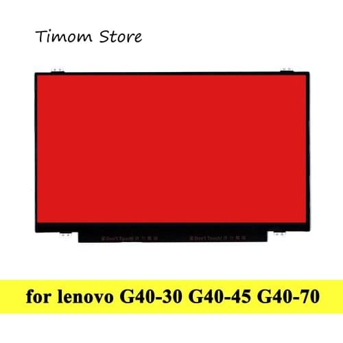 For Lenovo G40-30 G40-45 G40-70 14.0 inch LCD LED Matrix HD 1366*768 eDP 30pin Original Matte Glare Slim Display with Screw Hole