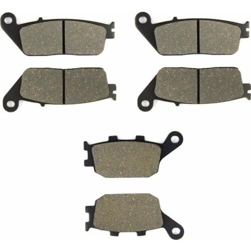 SOMMET Motorcycle Front + Rear Brake Pads Disks for Honda CBR 600 F3 / SJR / SE (1995-1998) LT226-226-174