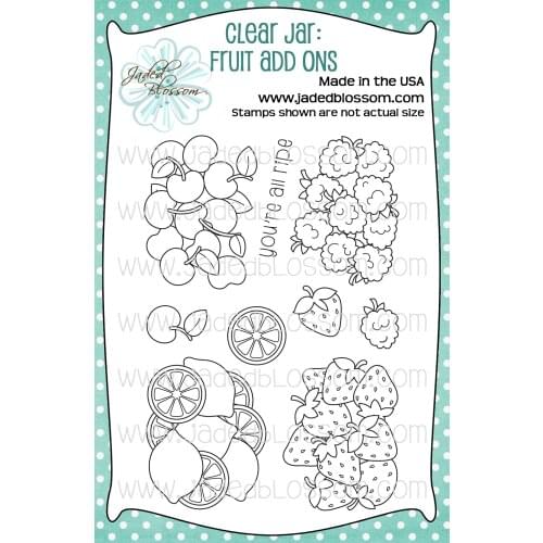 Clear Jar Fruit Add Ons metal cutting dies and stamp cut die mold card Scrapbook paper craft knife mould blade punch stencils