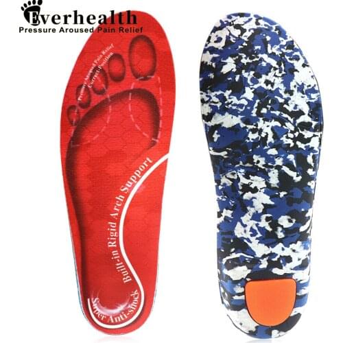 Everhealth EVA Orthotic Insole For Flat Feet Arch Support Orthopedic Shoes Sole Insoles For Men Women Heel Pain Shoe Pads