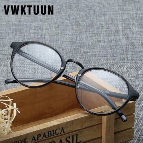 VWKTUUN Round Eyeglasses Frame Women Men Vintage Optical Glasses Prescription Glasses Frames Students Glasses Frames