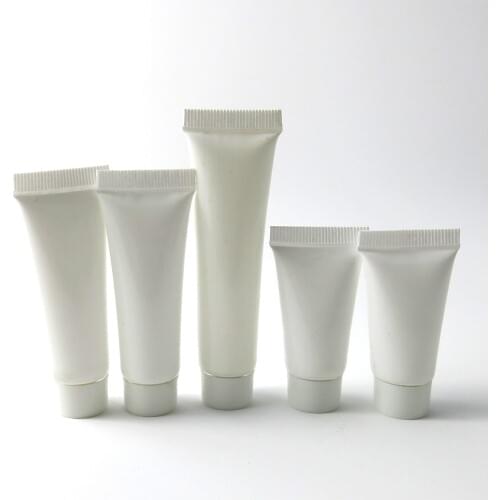 100 x 5g 10g 15g Portable Facial Cleanser Tube 10ml Face Cream Container 1/2oz PET Travel Refillable Make up Facial Bottle