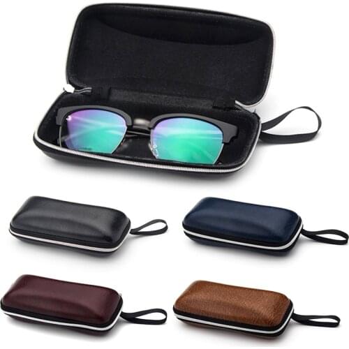 2020 Portable Zipper Eyeglasses Eyewear Sunglasses Storage Case Protector 4 Colors Zipper Box Hard Eyewear Accessories