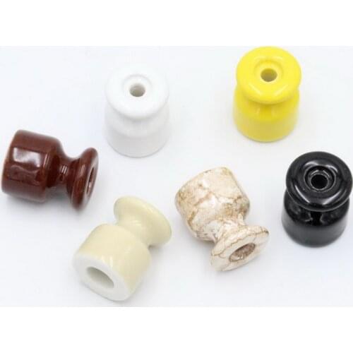 5 pieces 10 pieces 50 pieces Porcelain Insulator for Wall Wiring Ceramic Insulators With Screw