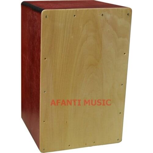 Afanti Music Basswood / Natural Cajon Drum (KHG-177)