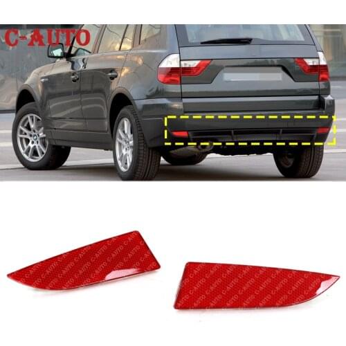 Car Rear Bumper Left Right Reflector Light For BMW E83 X3 2007 2008 2009 2010 2011 63147162218 63147162217 car-styling