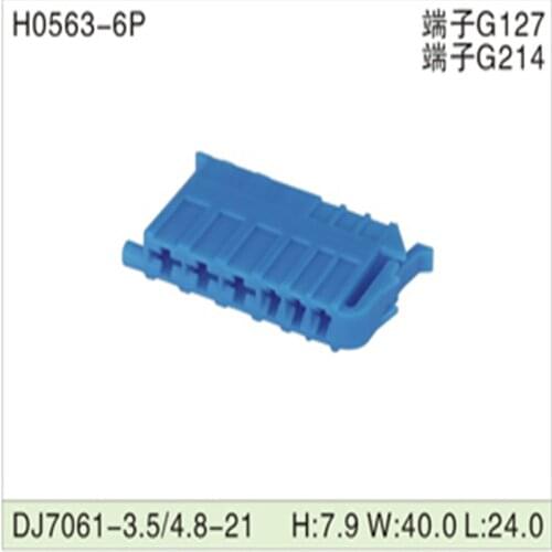 Free shipping 500pcsDJ7061-3.5/4.8-21 6Pin AMP Car Electrical Wire Connectors for VW,BMW,Audi,Toyota,NISSAN AND other