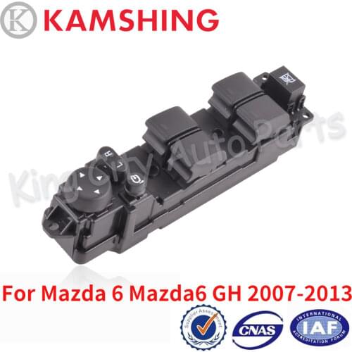 CAPQX For Mazda 6 Mazda6 GH 2007-2013 Front Electric Window Glass Master Switch Door Window Glass Lifter Control Button