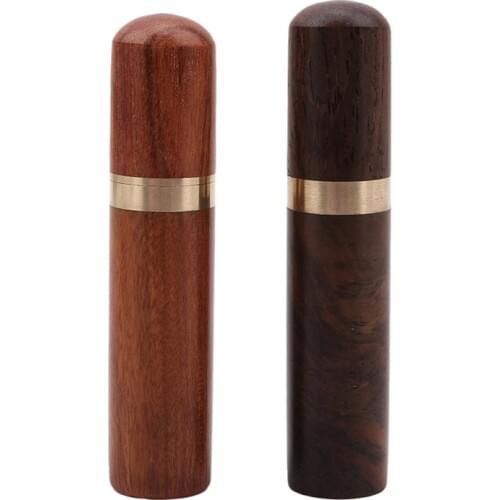 Handmade Gift Needle Box Bucket Case Hiking Portable Craft Indoor Outdoor Use Multifunction Rosewood Wood Toothpick Holder Box