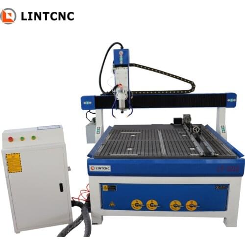 Ncstudio/Mach3 control solidwood MDF aluminum alucobond foam stone engraving machine kit 4 axis cnc router 1212