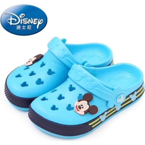 Disney Childrens 2021 cartoon garden shoes boys and girls Mickey Minnie mouse beach sandals and slippers Girls Party Sandalias