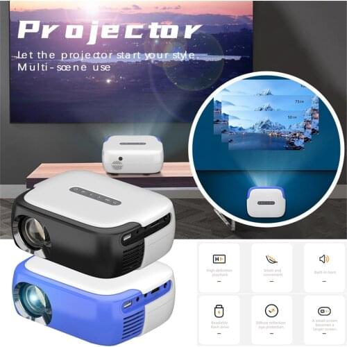 Home Mini US Projector LED Portable Projector 1080P For Theater&Home Entertainment Clear Led Projector Video Home Cinema Theater