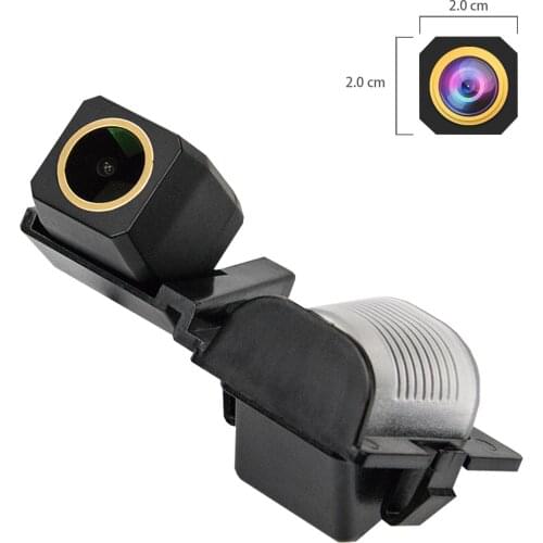 Misayaee Golden HD Car Rear View Reverse Camera Plate Light for Jeep Wrangler JK Sahara Sport Rubicon X & JKU Unlimited