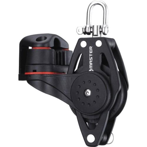 Sailboat Hardware 57mm 2 1/4" Single Swivel Shackle Angle Fairlead Cleat Becket Block Master BB-0511FE