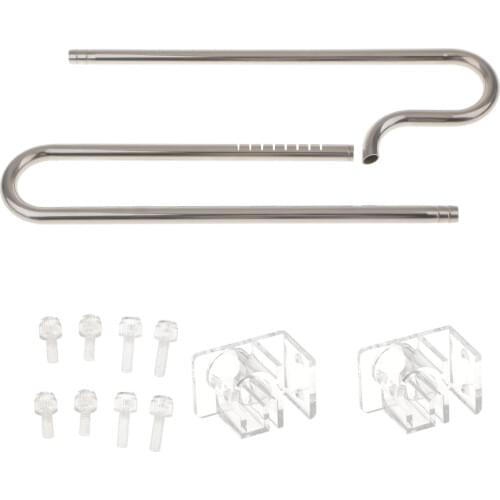 Set Aquarium Fish Tank Inflow Pipe & Outflow Pipe for 16mm/12mm Water Hose