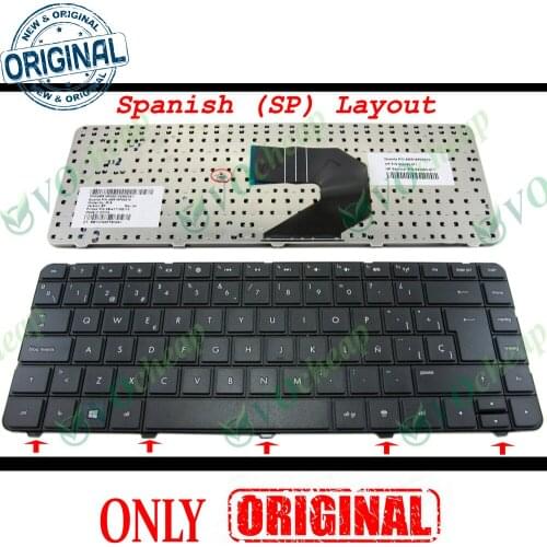 Win8 Genuine New Laptop keyboard for HP Pavilion G4 G4-1000 G6 G6-1000 Presario CQ43 CQ57 430 630S Black Spanish SP 698694-071