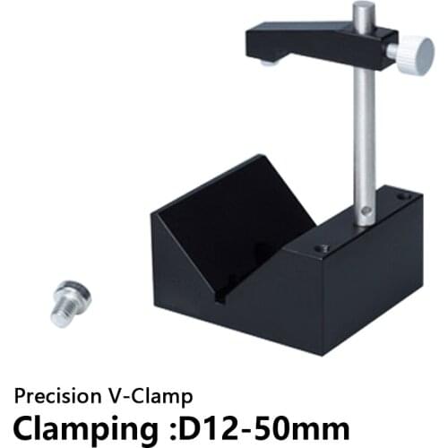 Optical precision V-clamp Clamping D12-50mm V-shaped adjusting frame Small laser diode optical fiber collimator fixture