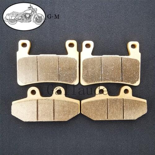 Front Rear brake pads For Harley Fat boy/Heritage Classic/Softail Slim Breakout Deluxe Dyna Fat Bob Street Bob Low Rider 18-20