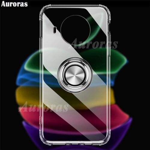 Auroras For Nokia X10 Case Anti-fall Airbag Clear Case Shockproof With Ring Soft Case For Nokia X20 Cover