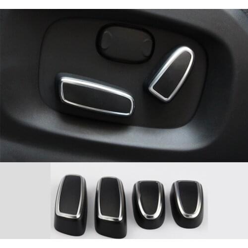 Car Seat Adjustment Switch Knob Cover Trim For Land Rover Discovery 4 09-16 For Range Rover Sport Evoque 09-15 Car Accessories