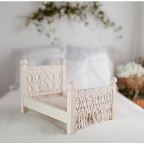 Baby Photography Props Hand-woven Wooden Baby Nursery for Photo