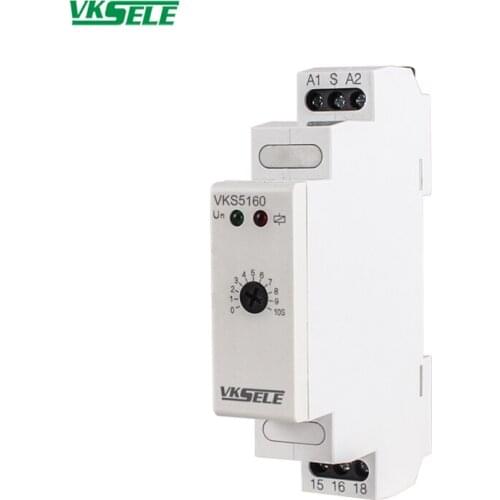 VKS5160 5A 16A DPDT one time delay 12v 24v 110v 220v 240v trigger time relay