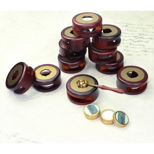 Special Furnace For Wax Retro Wood Sealing Wax Melts Furnace Hollowing Candle Furnace Candle Wax Melter Heating Tool Melting Pot