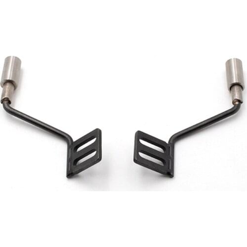 1 Pair Metal Exhaust Pipe for 1/10 TRAXXAS TRX-4 RC Car Upgrade Parts