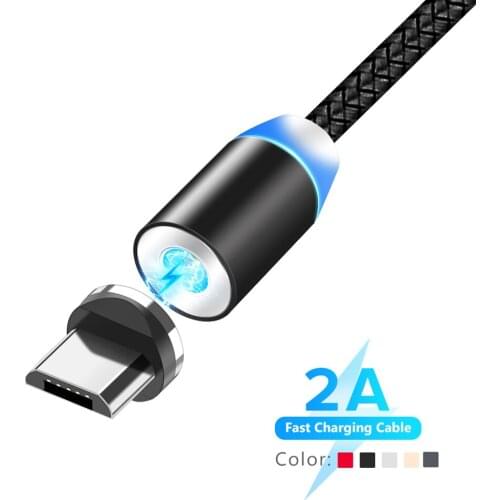 Magnetic Charger USB Cable Fast Charging Micro Type C Cable Data Phone Charge Wire Mobile Phone USB C Cable for Samsung huawei