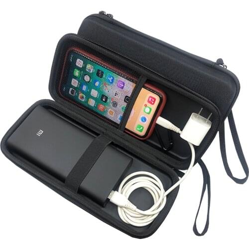 2021 Newest EVA Outdoor Travel Carry Hard Case Cover Box Bag For Xiaomi Power Bank 3 Pro 20000mAh Mobile Powerh Charger Cover