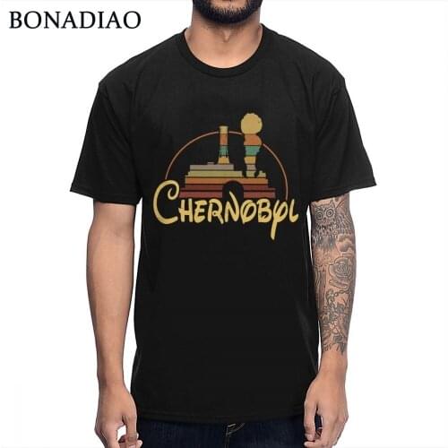 Novelty Chernobyl Tee Shirt 3.6 Roentgen Not Great Not Terrible Nuclear Leakage Sarcastic T Shirt Casual Crewneck Cotton T-shirt